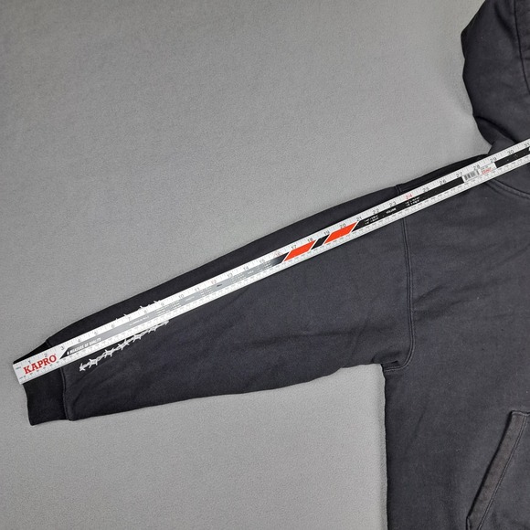 Vans Elijah Berle Hoodie Mens Small Black Loose Fit Sweater Skater Grunge Street - Picture 7 of 11